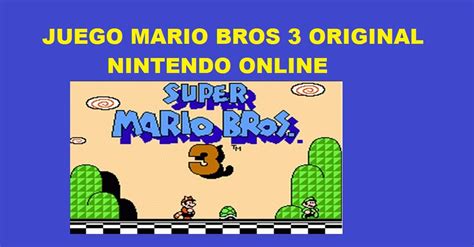 jugar al super mario bros 3|mario bros 3 jugar gratis.